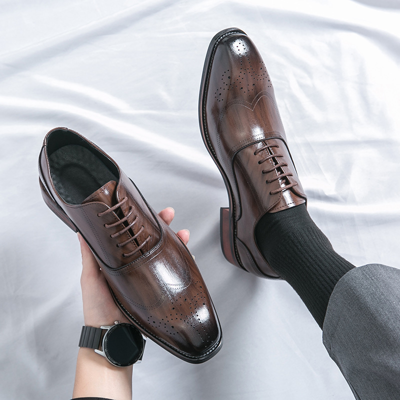 Men'S Luxury Formal Wear - Классические итальянские кожаные туфли с острым