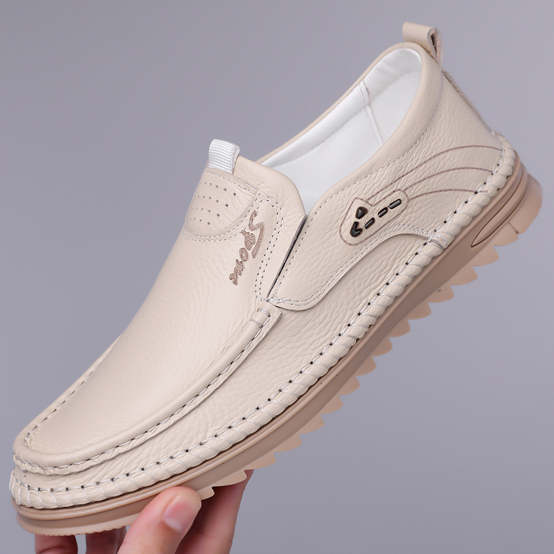Натуральные кожаные туфли из п – обзор и цена Men Formal Wear Summer