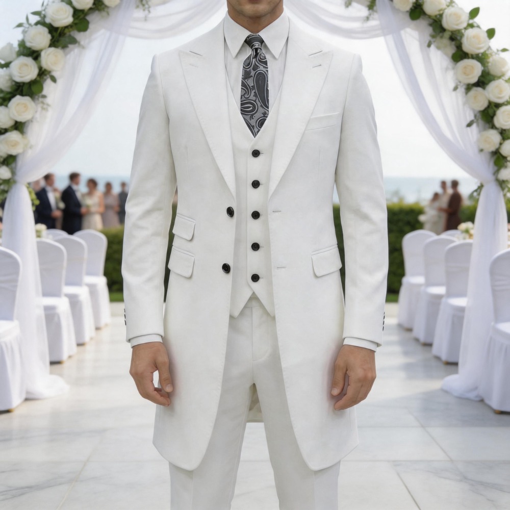 Мужской костюм Slim Fit из 3 п – обзор и цена Men Formal Wear Summer