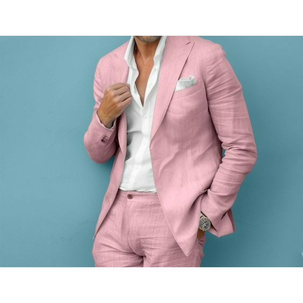 Льняной свадебный мужской кост – обзор и цена Men Linen Formal Wear