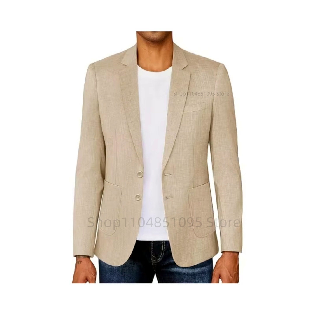 Мужской приталенный льняной пи – обзор и цена Men Linen Formal Wear