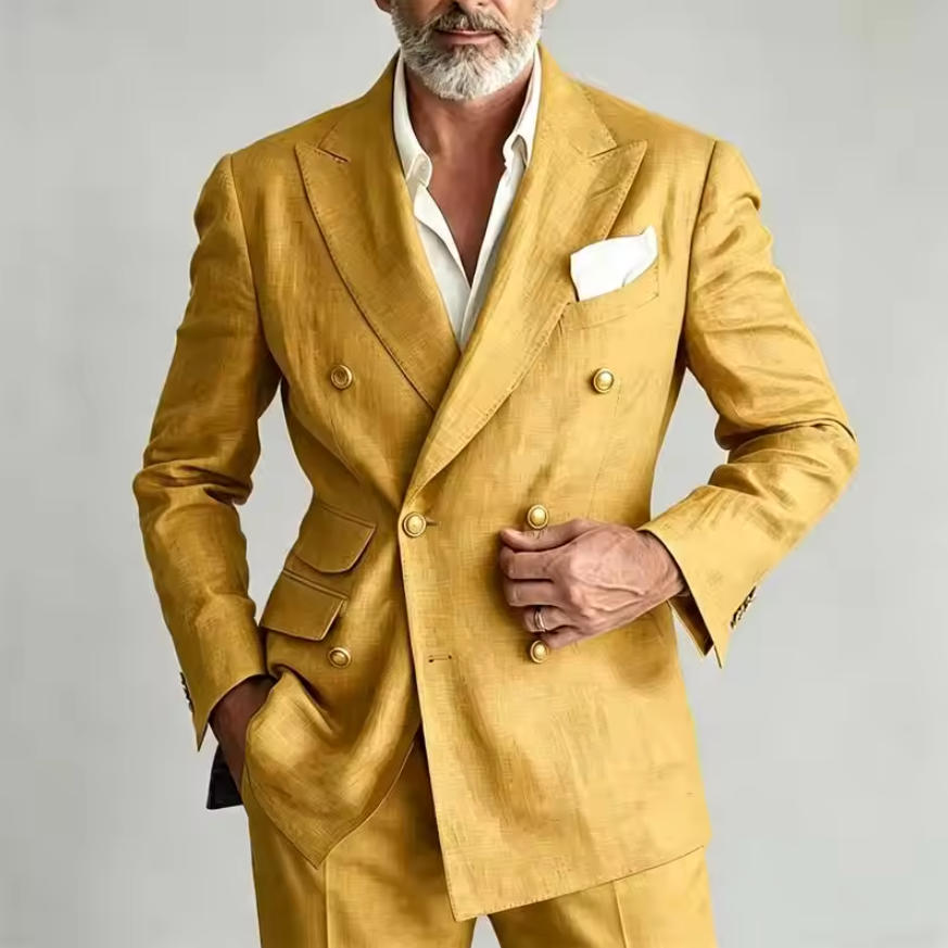 Мужской льняной костюм: пиджак – обзор и цена Men Linen Formal Wear