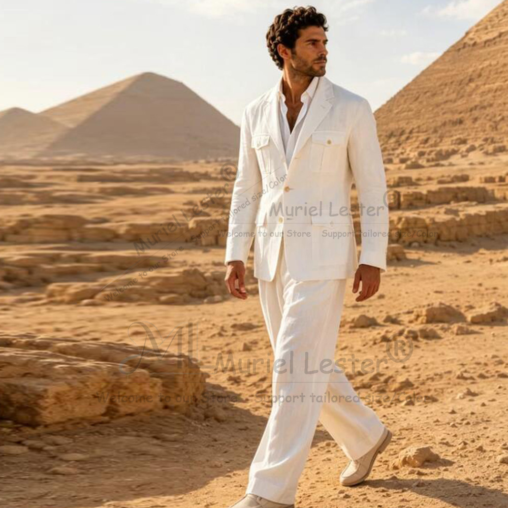 Элегантные мужские летние кост – обзор и цена Men Linen Formal Wear