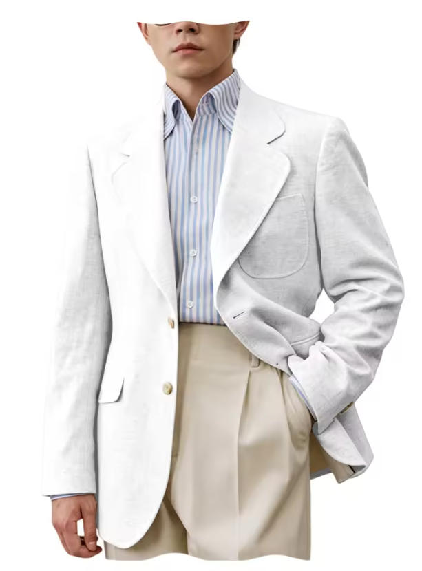 Мужской льняной пиджак Only, 1 – обзор и цена Men Linen Formal Wear