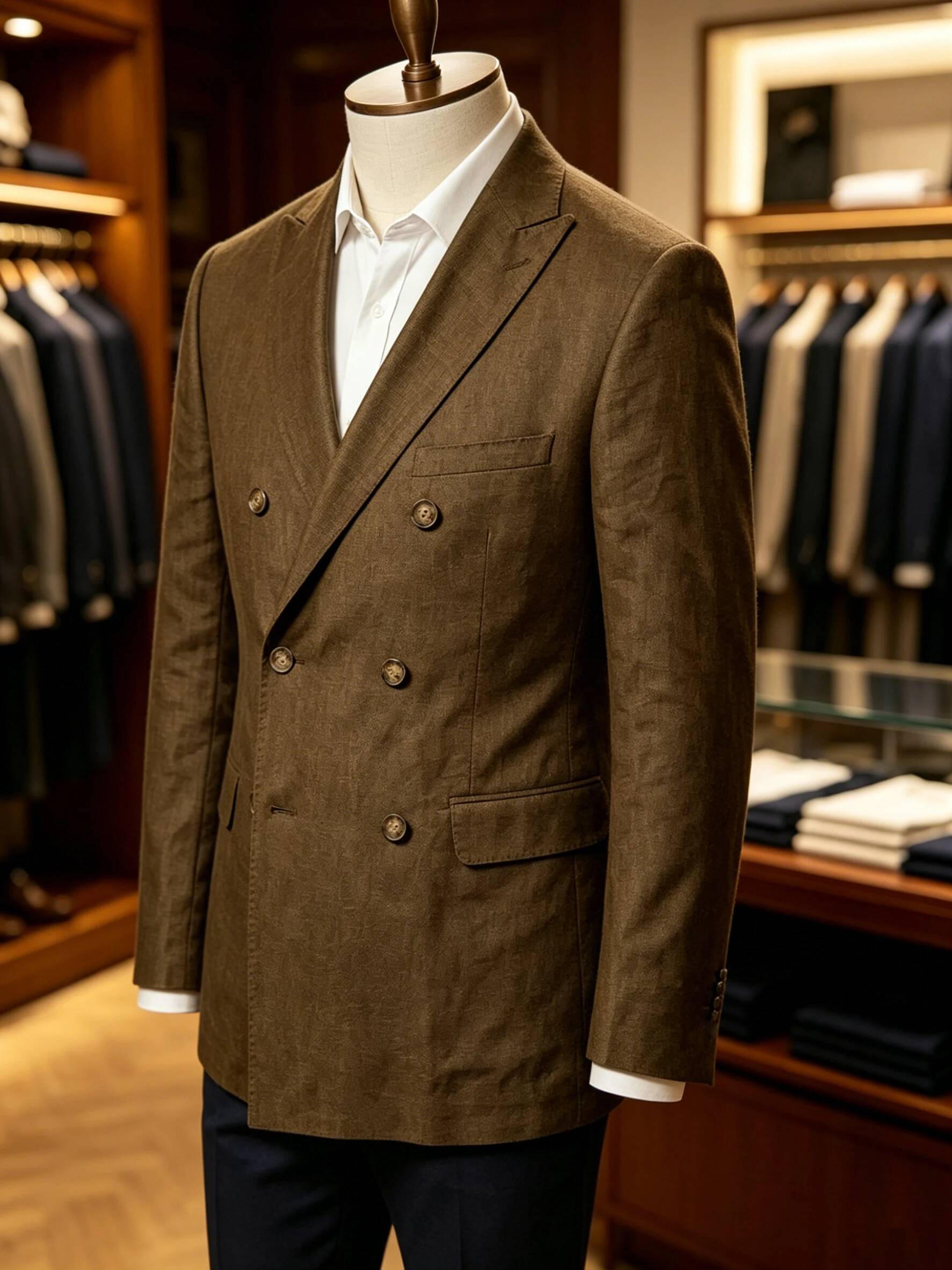 Мужской летний двубортный льня – обзор и цена Men Linen Formal Wear