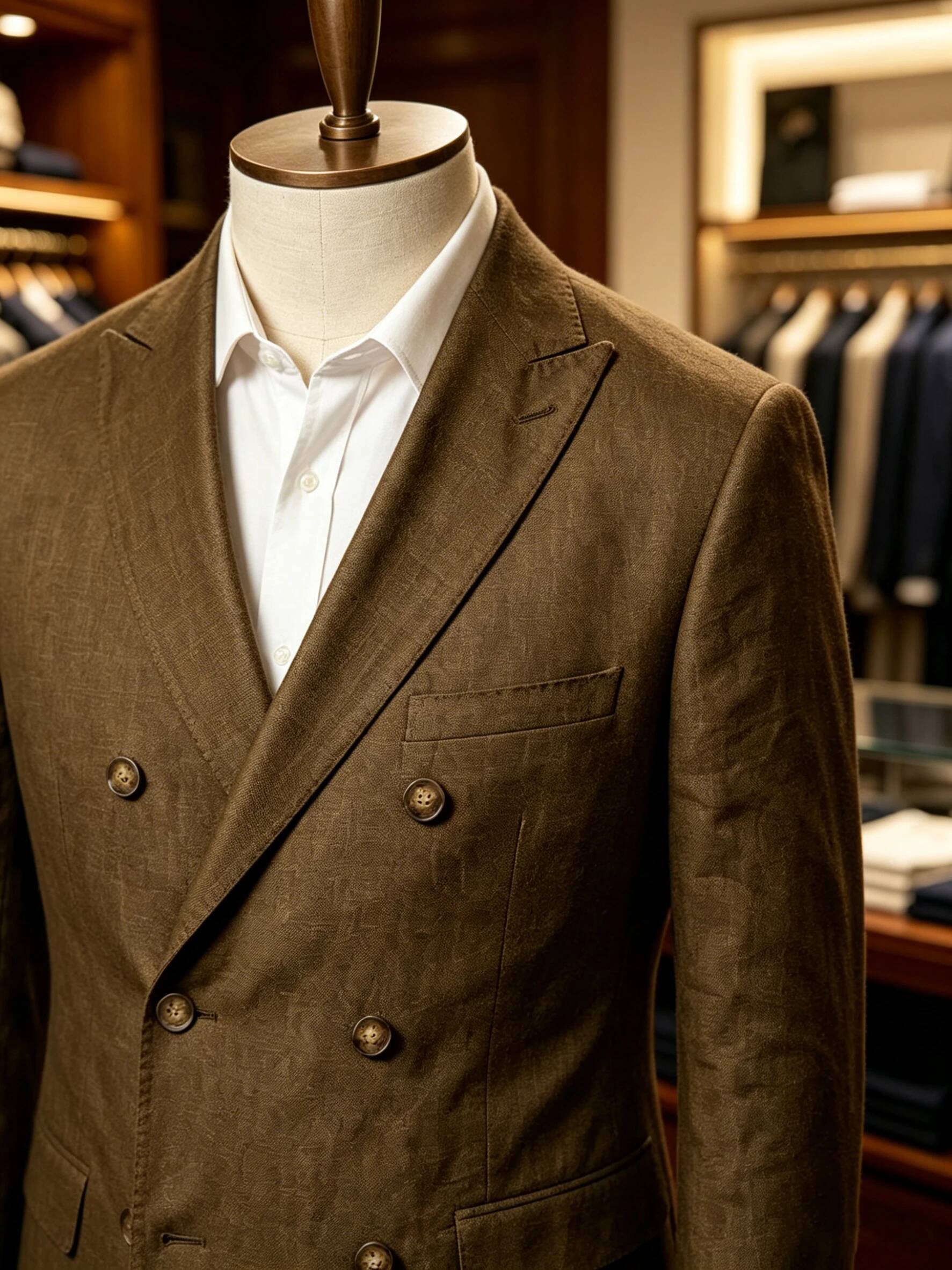 Мужской летний двубортный льня – обзор и цена Men Linen Formal Wear